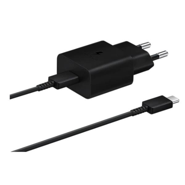 Samsung CHARGER 15W TYPEC BLACK CON CAVO
